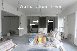 demolish and build