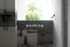 washing area