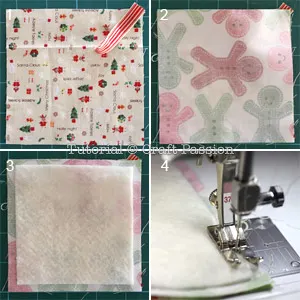 sew christmas coaster