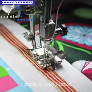 Bernina edge stitch foot 10