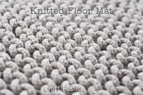 knit rope mat