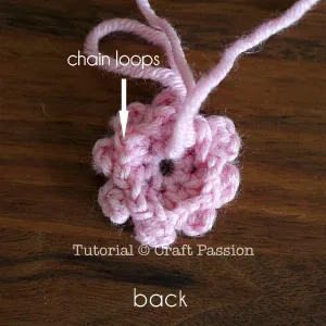 crochet ruffled flower