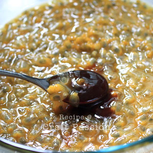 passion fruit mixture