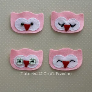 how to sew expression for owl