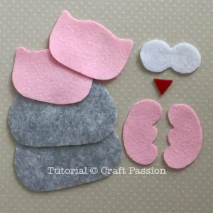 how to sew owl with felt