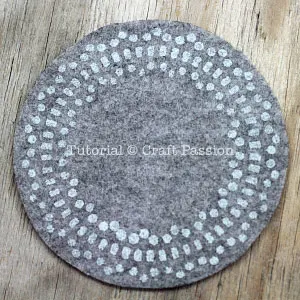 felt coasters