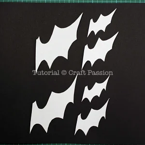 bats flying wall decor