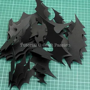 bats flying wall decor