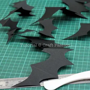 bats flying wall decor