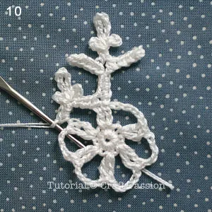 crochet snowflake pattern