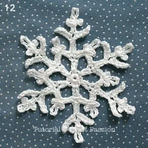 crochet snowflake pattern