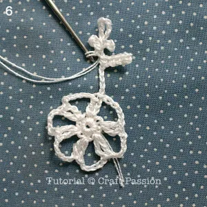 crochet snowflake pattern