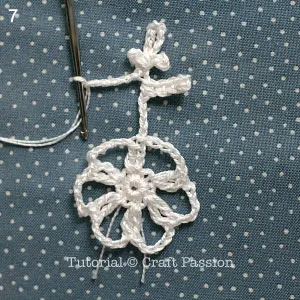 crochet snowflake pattern