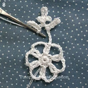 crochet snowflake pattern