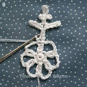 crochet snowflake pattern