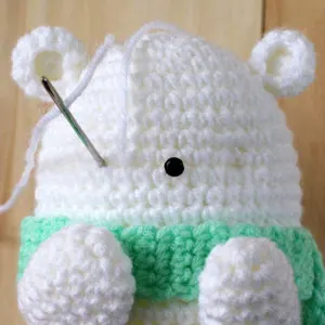 crochet polar bear