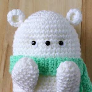 crochet polar bear