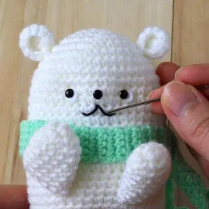 crochet polar bear