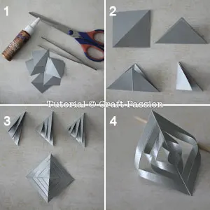 how to make paper star