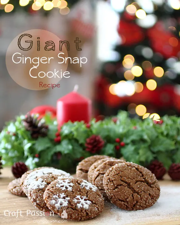 giant gingersnap cookies