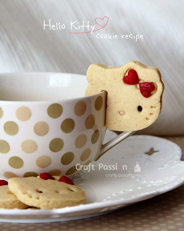 Quick and easy Hello Kitty cookie recipe for your little girl's birthday or as a Valentine's Day gift. Includes photos and detailed instructions.