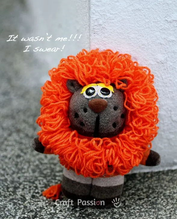 single sock lion