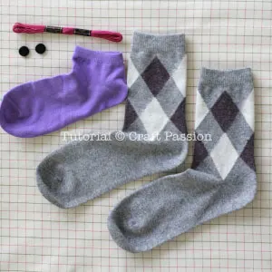 sock to sew bunny