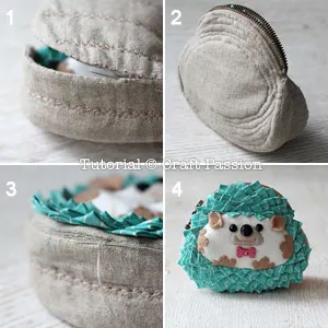 hedgehog coin purse