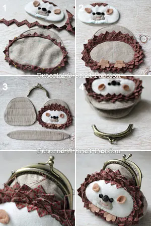 hedgehog coin purse