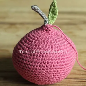 apple amigurumi pattern