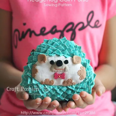 hedgehog coin purse