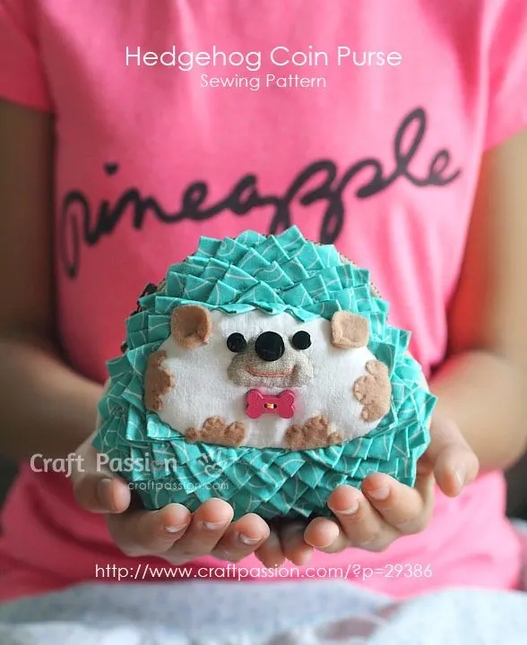 hedgehog coin purse