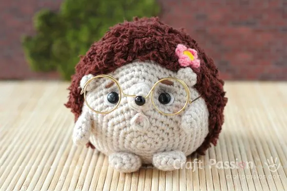 crochet hedgehog