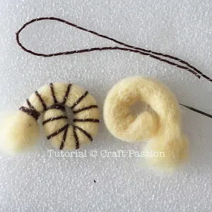 needle felted sheep
