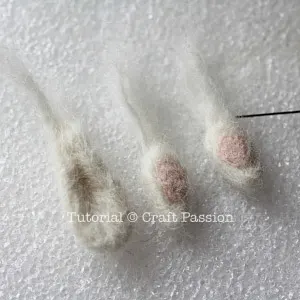 needle felted sheep