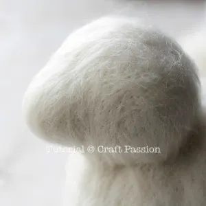 needle felted sheep
