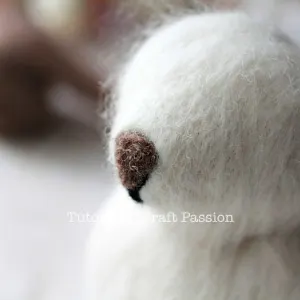 needle felted sheep
