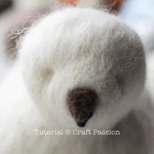 needle felted sheep