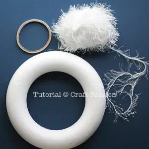 how to make santa wreath