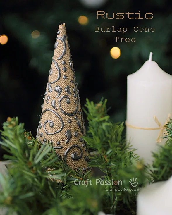 rustic christmas tree