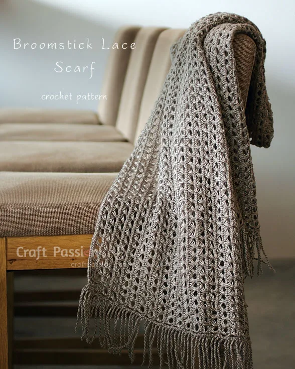 Broomstick Lace Scarf