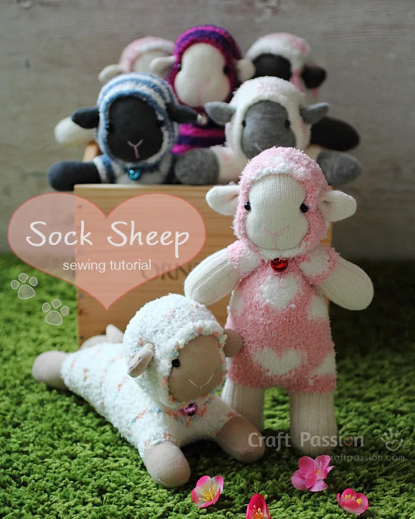 sew sock sheep pattern