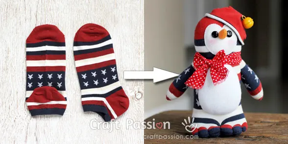 americana sock penguin