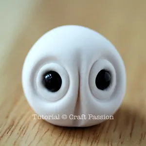 inside bead into clay