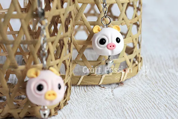 diy little piggy charm