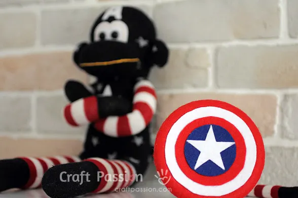 How to make toy captain america's shield