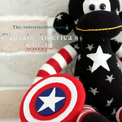 Tutorial on how to make toy Captain America's shield