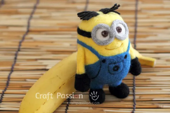 How To Needle Felted Minions