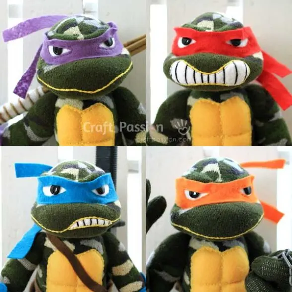sock ninja turtle toys