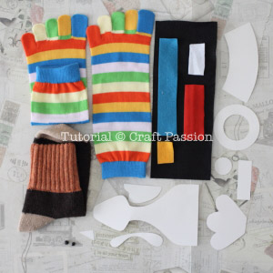1 sock turkey material Sock Turkey materials